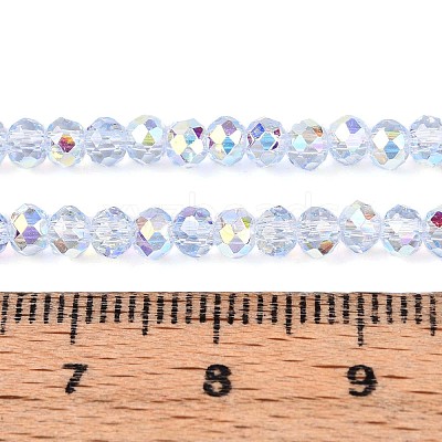 Transparent Glass Beads Strands LS-EGLA-N016-3mm-02-1