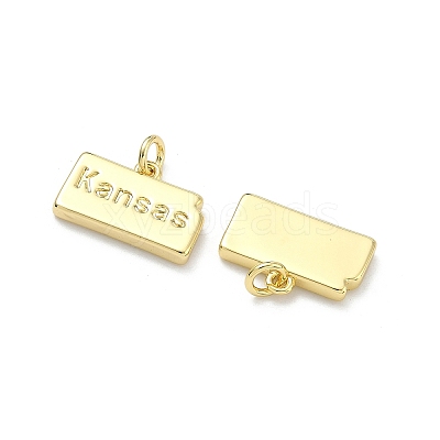Brass Pendants KK-D229-22O-G-1