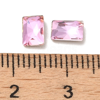 Glass Rhinestone Cabochons RGLA-P037-12A-D223-1