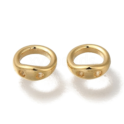 Brass Ring Charm Connectors KK-H502-05G-1