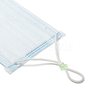 Star PVC Plastic Cord Lock for Mouth Cover KY-D013-02A-1