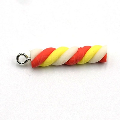 Handmade Polymer Clay Pendants LS-CLAY-TAC0003-01E-1