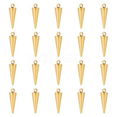 20Pcs 304 Stainless Steel Pendants STAS-UN0048-02-1