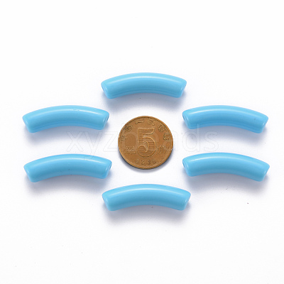 Opaque Acrylic Beads X-MACR-S372-002B-S012-1