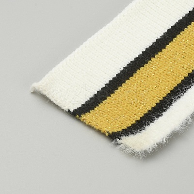 95% Cotton & 5% Elastic Fiber Ribbing Fabric for Cuffs FIND-WH0136-03B-1