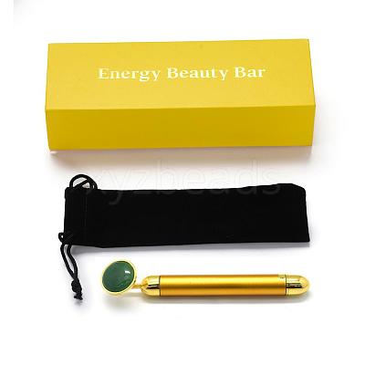 Natural Green Aventurine Electric Massage Sticks G-E515-13M-1