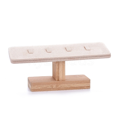 T-Bar Microfiber Cloth Ring Display Stands RDIS-I002-01A-1