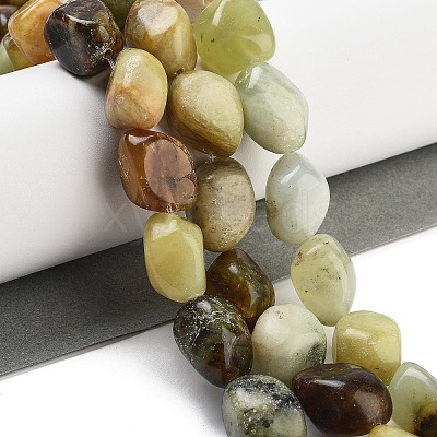 Natural Xiuyan Jade Beads Strands G-Z061-A04-01-1