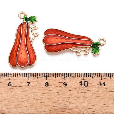 Thanksgiving Day Theme Alloy Enamel Pendants ENAM-T020-52H-01-1