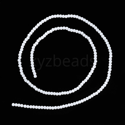 Imitation Jade Glass Beads Strands X-GLAA-K062-A01-09-1