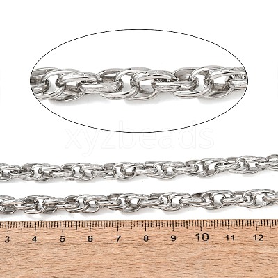 304 Stainless Steel Rope Chains CHS-A021-07C-P-1