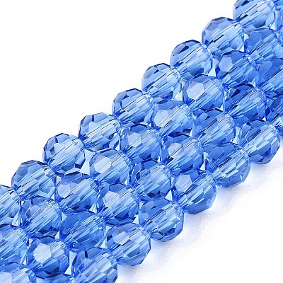 Transparent Glass Beads EGLA-A035-T6mm-D14-1