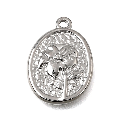 304 Stainless Steel Pendants STAS-K322-26C-P-1