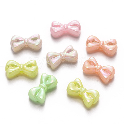 Opaque Acrylic Beads X-SACR-R250-01-1