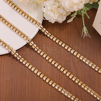 Rectangle Plastic Beaded Trimming DIY-WH0656-36B-1