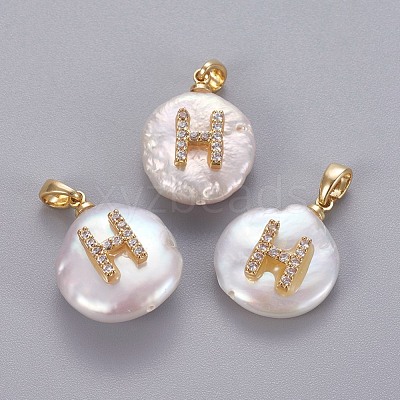 Natural Cultured Freshwater Pearl Pendants KK-L187-A-01H-1
