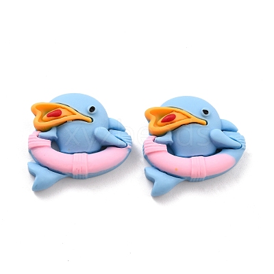 Opaque Resin Cabochons RESI-C010-10B-1