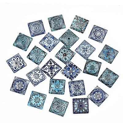Glass Cabochons GGLA-S036-21D-1