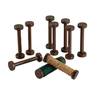 Wooden Bobbins AJEW-WH0031-47B-1