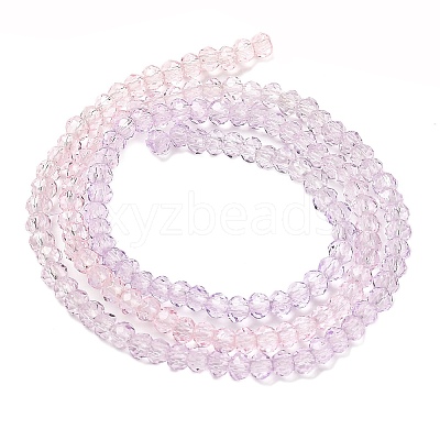 Transparent Painted Glass Beads Strands LS-DGLA-A034-T2mm-A05-1