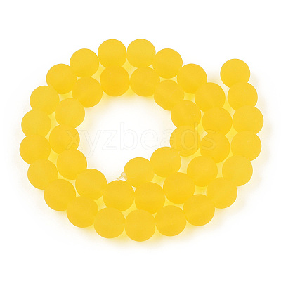 Transparent Glass Beads Strands X-GLAA-T032-T10mm-MD11-1