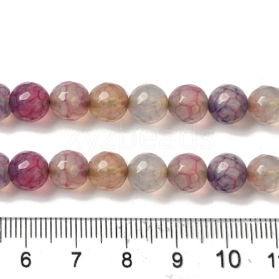 Dyed & Heated Natural Dragon Veins Agate Beads Strands G-P539-A01-01-1