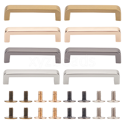 8 Sets 4 Colors Alloy Luggage Handle Pulls DIY-WR0002-18-1