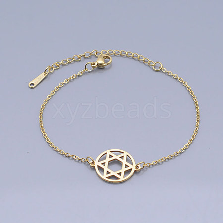 201 Stainless Steel Link Bracelets BJEW-T011-JN491-2-1