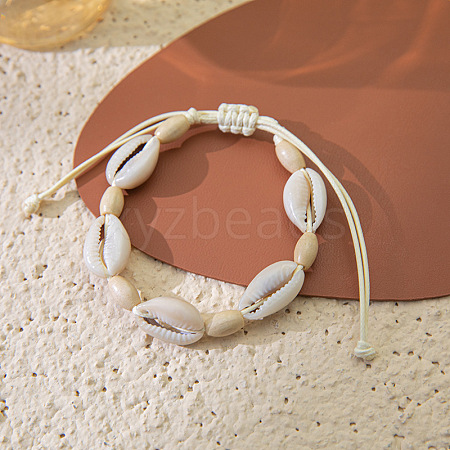 Bohemian Shell Braided Beaded Bracelets MO6644-7-1