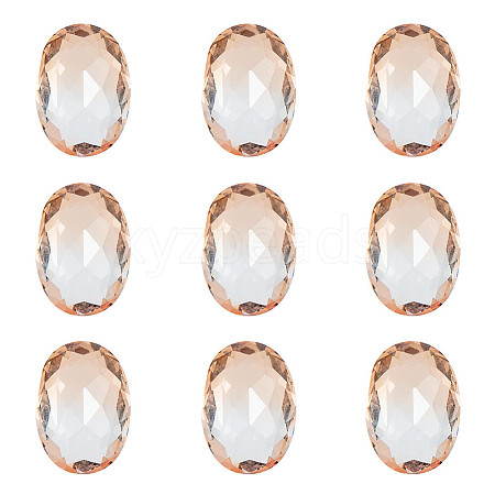 Pointed Back Glass Rhinestone Cabochons RGLA-OC0001-03D-1