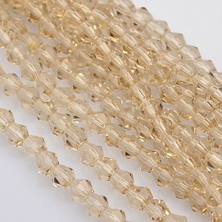 Bicone Glass Beads Strands EGLA-P016-3mm-12-1