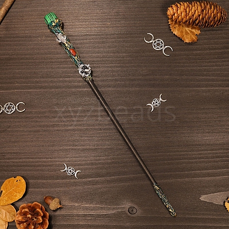 Synthetic Malachite Magic Wands PW-WG36E2A-01-1