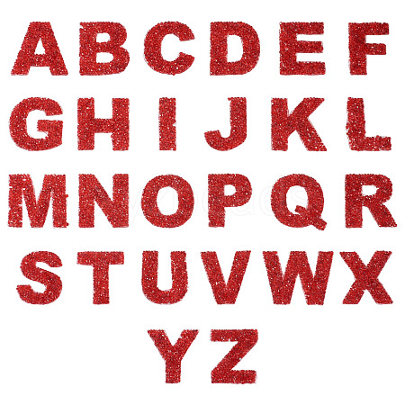 Alphabet Rhinestone Patches FW-TAC0001-01A-1