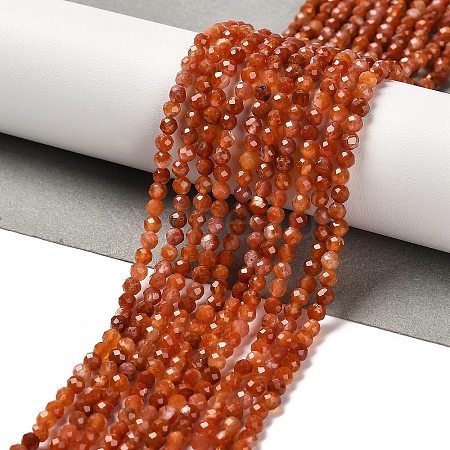 Natural South Red Agate Beads Strands G-Z074-A02-01B-1