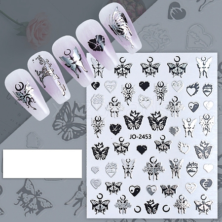 Butterfly Paper Nail Art Stickers PW-WG16398-09-1