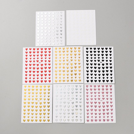 8 Sheets Plastic Self Adhesive Nail Art Stickers Decals AJEW-WH20073-027-1