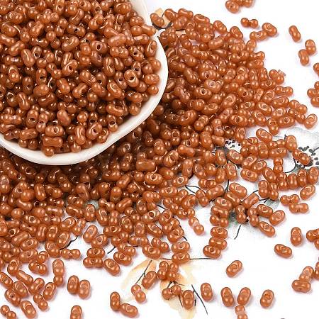 Baking Paint Glass Seed Beads SEED-L011-09A-25-1