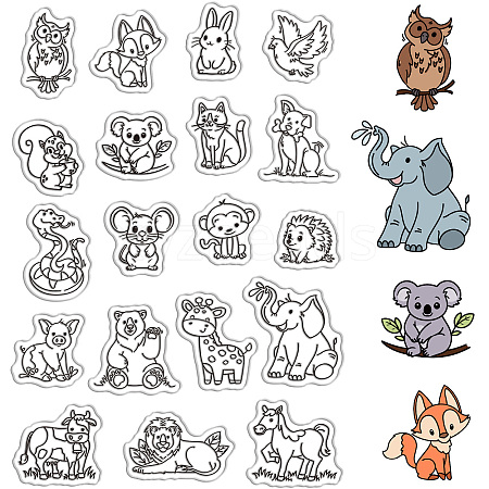 Custom PVC Plastic Clear Stamps DIY-WH0439-0433-1