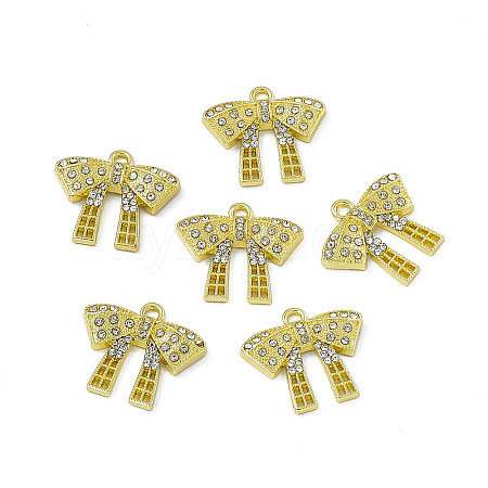 Rack Plating Alloy Crystal Rhinestone Pendants PALLOY-I216-05LG-1