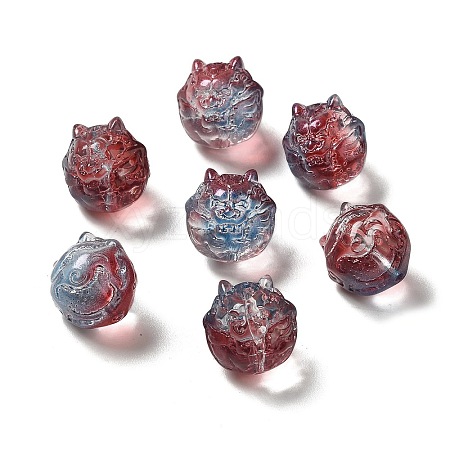 Transparent Glass Beads GLAA-D025-05G-1