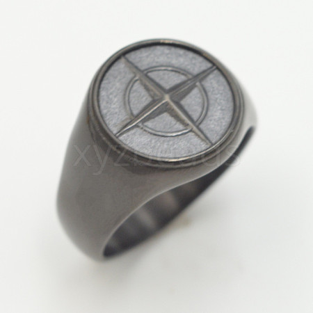 304 Stainless Steel Finger Rings FS-WG5F41B-75-1