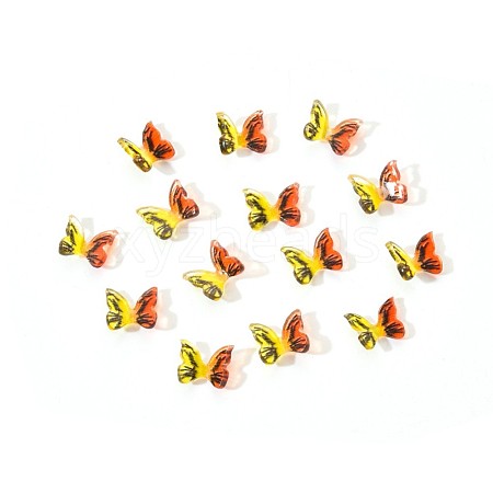 3D Resin Butterfly Nail Charms MRMJ-Q072-25L-1