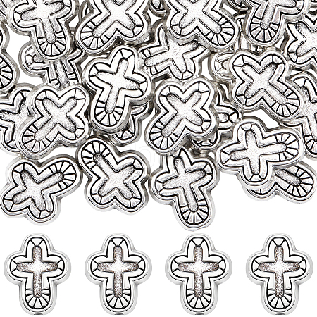 50Pcs Tibetan Style Alloy Beads FIND-SC0021-24-1