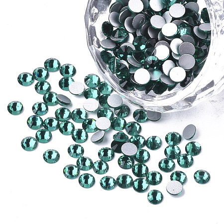 Glass Flat Back Rhinestone Cabochons RGLA-S002-20SS-20-1