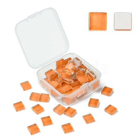 60Pcs Transparent Glass Cabochons GLAA-YW0003-65-07-1