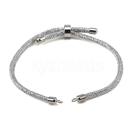 Adjustable Round Polyester Braided Cord Bracelet Making FIND-G117-01P-03-1