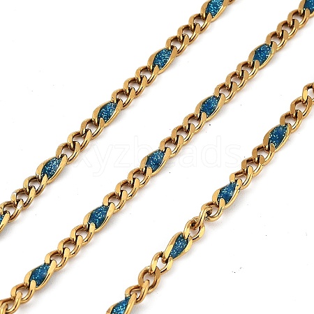 Ion Plating(IP) 304 Stainless Steel Enamel Chains CHS-Q005-06G-10-1