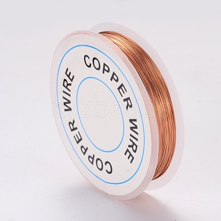 Round Copper Jewelry Wire X-CWIR-CW0.3mm-14-1