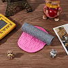 Plastic Handle Clay Texture Roller DIY-WH0699-88D-3