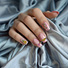 Stainless Steel DIY Nail Art Templates MRMJ-WH0092-048-5